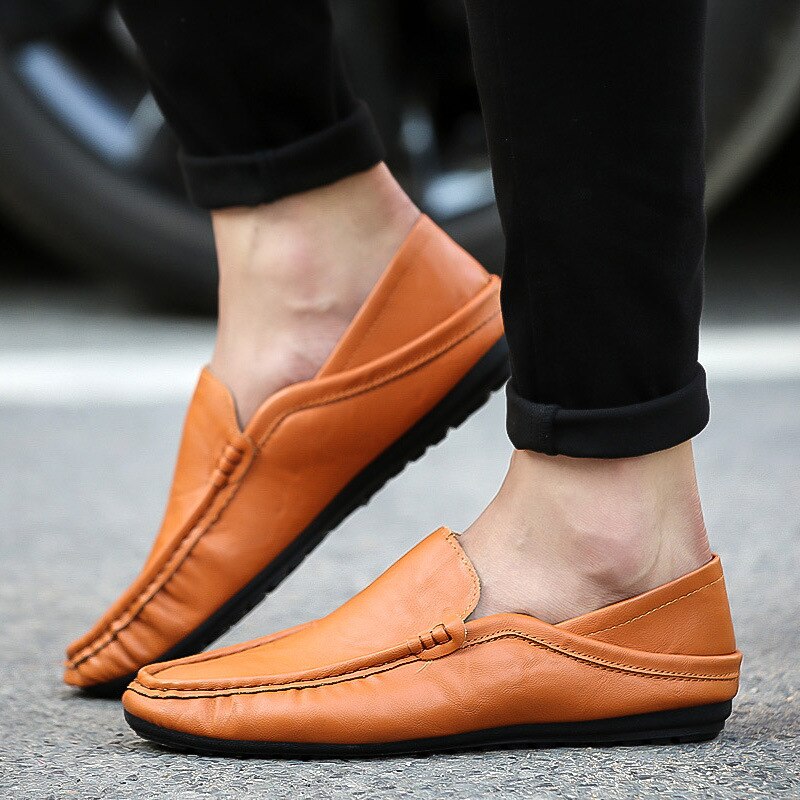 Mocassins légers d'été pour homme, sans lacet, souples, respirantes, deux façons de porter