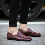 Mocassins légers d'été pour homme, sans lacet, souples, respirantes, deux façons de porter