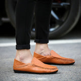 Mocassins légers d'été pour homme, sans lacet, souples, respirantes, deux façons de porter