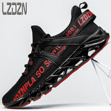 chaussures de sport pour courir baskets hommes loisirs coussin noir Tenis marque respirant