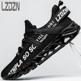chaussures de sport pour courir baskets hommes loisirs coussin noir Tenis marque respirant